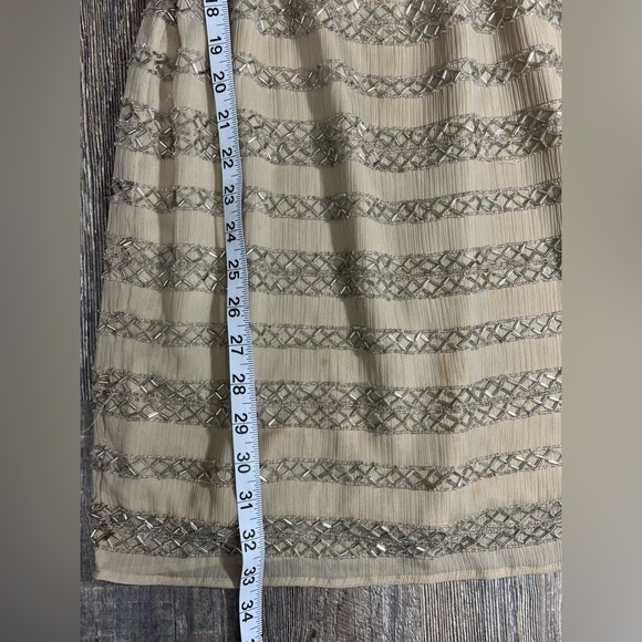 Romeo & Juliet Couture Nude Sequined Sleeveless Party Dress Size XS - Picture 10 of 12